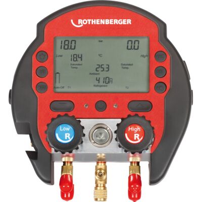 Rothenberger Rocool 600 - Digitalt manometer med termometer Rothenberger Rocool 600 - Digitalt manometer med termometer