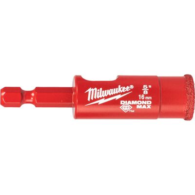 Milwaukee Diamantbor Max™ 1/4" Hex, 16 Mm 16 mm Milwaukee Diamantbor Max™ 1/4" Hex, 16 Mm 16 mm