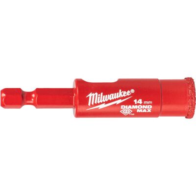 Milwaukee Diamantbor Max™ 1/4" Hex, 14 Mm 14 mm Milwaukee Diamantbor Max™ 1/4" Hex, 14 Mm 14 mm