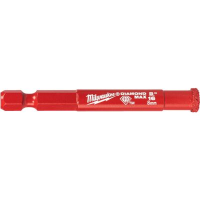 Milwaukee Diamantbor Max™ 1/4" Hex, 8 Mm 8 mm Milwaukee Diamantbor Max™ 1/4" Hex, 8 Mm 8 mm