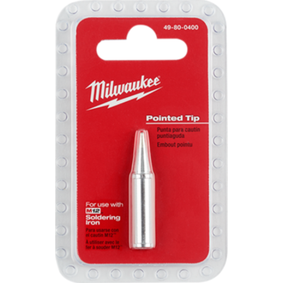 Milwaukee Loddespids Til M12 Si Loddekolbe, Lige Spids Milwaukee Loddespids Til M12 Si Loddekolbe, Lige Spids