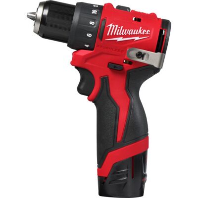 Milwaukee M12 Bore-/skruemaskine Blddrc-202c, 2 X 12 V/2,0 Ah Milwaukee M12 Bore-/skruemaskine Blddrc-202c, 2 X 12 V/2,0 Ah