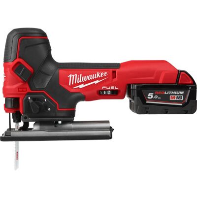 Milwaukee M18 Fuel™ Stiksav Fbjs-502x, 2 X 18 V/5,0 Ah Milwaukee M18 Fuel™ Stiksav Fbjs-502x, 2 X 18 V/5,0 Ah
