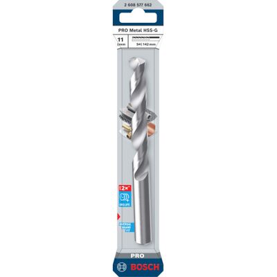 Bosch Hss-G Metalbor, 11,0 X 142 Mm 11,0 x 142 mm Bosch Hss-G Metalbor, 11,0 X 142 Mm 11,0 x 142 mm