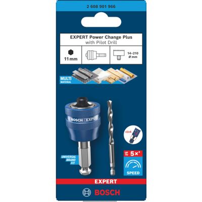 Bosch Power-Change Plus Hulsavadapter Med Hss-G-Bor, 11 X 105 Mm Bosch Power-Change Plus Hulsavadapter Med Hss-G-Bor, 11 X 105 Mm