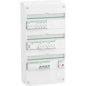 Schneider Electric Schneider Resi9 3r R9hpdk31133, Færdig Monteret Gruppetavle  Hvid