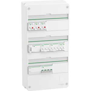 Schneider Electric Schneider Resi9 3r R9hpdk31322, Færdig Monteret Gruppetavle  Hvid