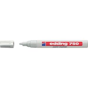 Paintmarker Edding 750, Hvid white aluminum, polypropylene Paintmarker Edding 750, Hvid white aluminum, polypropylene