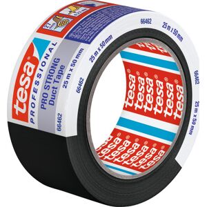 Tesa Lærredstape Pro 66462, 50 Mm X 25 M, Sort 50 mm x 25 m - Sort Sort Tesa Lærredstape Pro 66462, 50 Mm X 25 M, Sort 50 mm x 25 m - Sort Sort