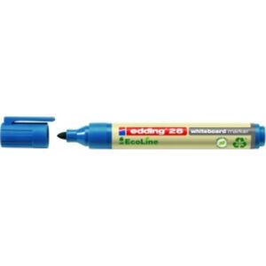 10 Stk Edding Whiteboard Marker Ecoline 28, Rund Spids, Blå Blå 10 Stk Edding Whiteboard Marker Ecoline 28, Rund Spids, Blå Blå