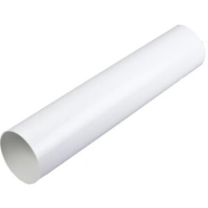 Duka Ventilationsrør, Ø100 Mm, 500 Mm 100x500 mm white Duka Ventilationsrør, Ø100 Mm, 500 Mm 100x500 mm white
