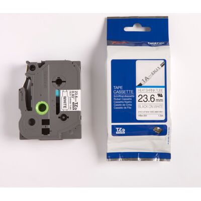 Brother Krympeflextape Hse-251e, Sort/hvid 21,0 Mm, Til 4,2-13,5 Mm Kabler Brother Krympeflextape Hse-251e, Sort/hvid 21,0 Mm, Til 4,2-13,5 Mm Kabler