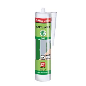 Dana Lim Acrylfugemasse Extra 505 - Hvid - 290ml.