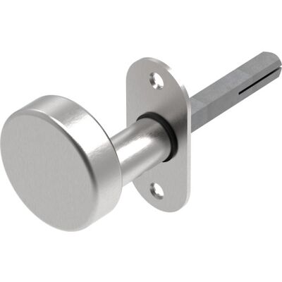 5 Stk Randi 7087 Line18 Fast Dørknop, Ø50 Mm, Børstet Rustfrit Stål 5 Stk Randi 7087 Line18 Fast Dørknop, Ø50 Mm, Børstet Rustfrit Stål