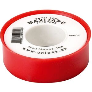 Unipak Gevindtape Maxitape 12 M X 12 Mm X 0,1 Mm