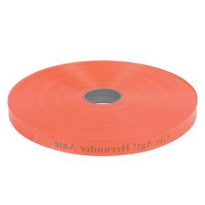 Letbæk Plast Markeringsbånd, Orange, Antenne, 25 X 0,3 Mm, 250 M