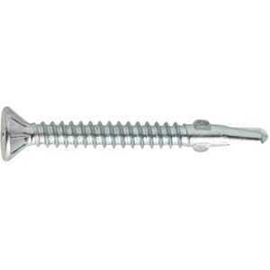 NKT Fasteners Vingeborskrue, Elforzinket, Uh, Ph2, 4,8 X 70 Mm, 100 Stk.