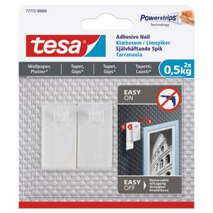 Tesa Powerstrips Klæbesøm 0,5 Kg 2-Pak I Hvid