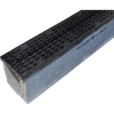 Duco Maxi 100 185 X 1000 Mm Rende M/stbj.Rist, U/udløb, 90 T Duco Maxi 100 185 X 1000 Mm Rende M/stbj.Rist, U/udløb, 90 T