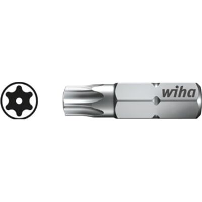 Wiha Torx Bits Med Hul 25mm, Torx 8 Med Hul Wiha Torx Bits Med Hul 25mm, Torx 8 Med Hul