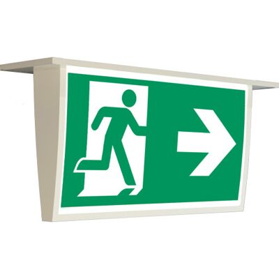 Safe Exit Flugtvejsarmatur Multiled Kmu003 Med Piktogram Safe Exit Flugtvejsarmatur Multiled Kmu003 Med Piktogram