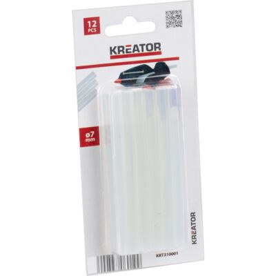 Kreator Limstifter Transparant, Ø 7 Mm, 12 Stk. Kreator Limstifter Transparant, Ø 7 Mm, 12 Stk.
