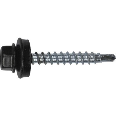 NKT Fasteners Facadeskrue 4,8 X 35 Mm, Sort, C3, 6-Kant, 200 Stk. NKT Fasteners Facadeskrue 4,8 X 35 Mm, Sort, C3, 6-Kant, 200 Stk.