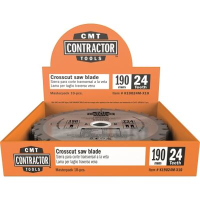 Cmt Contractor Klinger, Ø190 Mm, 24 Td. 10 Stk. Cmt Contractor Klinger, Ø190 Mm, 24 Td. 10 Stk.