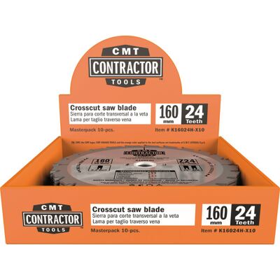 Cmt Contractor Klinger, Ø160 Mm, 24 Td. 10 Stk. Cmt Contractor Klinger, Ø160 Mm, 24 Td. 10 Stk.