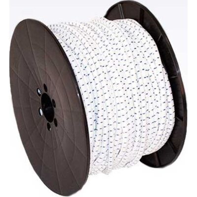 Roliba Elastikreb 6 Mm Hvid/blå 50m Roliba Elastikreb 6 Mm Hvid/blå 50m