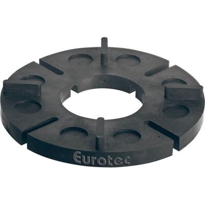 Eurotec Pladeleje Epdm T/terassefod, Ø120 X 18/10 Mm, 45 Stk. Eurotec Pladeleje Epdm T/terassefod, Ø120 X 18/10 Mm, 45 Stk.