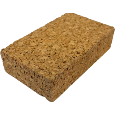 Slibeklods Til Sandpapir, 93 X 70 X 30 Mm, Kork Slibeklods Til Sandpapir, 93 X 70 X 30 Mm, Kork