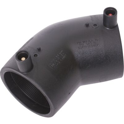 AVK Fusamatic Elsvejsevinkel 63 Mm X 45° Pe Sdr11 Pn16 Auto-Pin AVK Fusamatic Elsvejsevinkel 63 Mm X 45° Pe Sdr11 Pn16 Auto-Pin