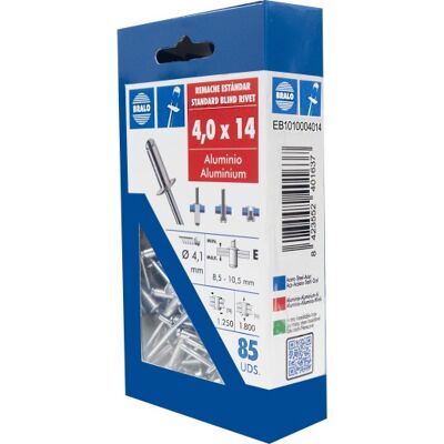 Bralo Nitte 4,0 X 14 Mm, 85 Stk. Bralo Nitte 4,0 X 14 Mm, 85 Stk.