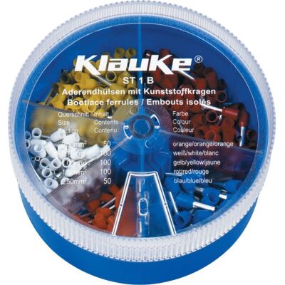 Klauke ST1B Sortiment - Isolerede Kabelsko - 0,5-2,5 mm² Klauke ST1B Sortiment - Isolerede Kabelsko - 0,5-2,5 mm²