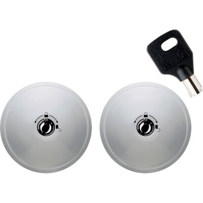 SmartVan Dørlås Ufo3 Smart Duo, Hvid, 2 Stk SmartVan Dørlås Ufo3 Smart Duo, Hvid, 2 Stk