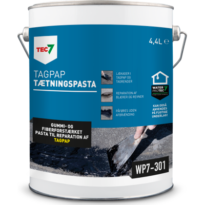 Tec7 Tagpaptætningspaste Wp7-301, 4,4 L Tec7 Tagpaptætningspaste Wp7-301, 4,4 L