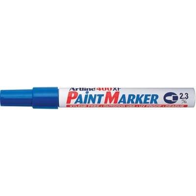 12 Stk Artline Paintmarker 400xf, Rund Spids, Blå 12 Stk Artline Paintmarker 400xf, Rund Spids, Blå