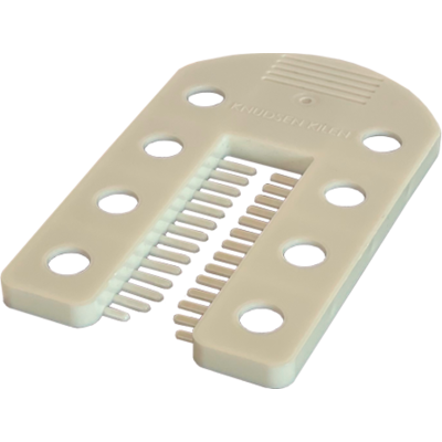 Knudsen Fixbrik Afstandsbrik, 75x45x4mm, Hvid, 300stk. Knudsen Fixbrik Afstandsbrik, 75x45x4mm, Hvid, 300stk.