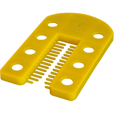 Knudsen Fixbrik Afstandsbrik, 75x45x5mm, Gul, 300stk. Knudsen Fixbrik Afstandsbrik, 75x45x5mm, Gul, 300stk.