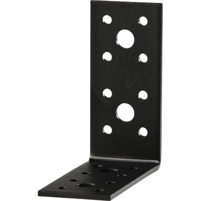 EJOT Vinkelbeslag 406, M/rib, 90 X 90 X 40 X 3,0 Mm, Sort EJOT Vinkelbeslag 406, M/rib, 90 X 90 X 40 X 3,0 Mm, Sort