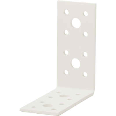 EJOT Vinkelbeslag 406, M/rib, 90 X 90 X 40 X 3,0 Mm, Hvid EJOT Vinkelbeslag 406, M/rib, 90 X 90 X 40 X 3,0 Mm, Hvid