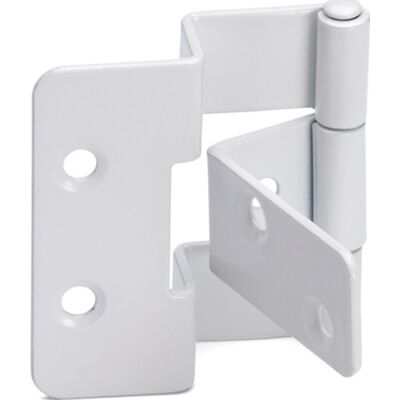 Habo Skabshængsel 60 X 16 Mm, Vendbar, Hvid, 2 Stk. Habo Skabshængsel 60 X 16 Mm, Vendbar, Hvid, 2 Stk.