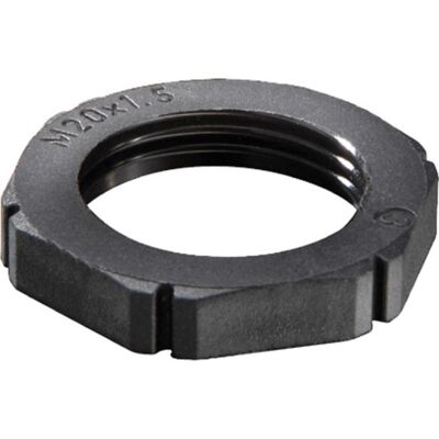 Wiska Møtrik, M20x1,5, 5 Mm, Sort Wiska Møtrik, M20x1,5, 5 Mm, Sort
