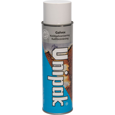 Unipak Galvex Koldgalvanisering, Spray, 500 Ml Unipak Galvex Koldgalvanisering, Spray, 500 Ml