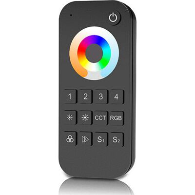 Ecofoss Fjernbetjening For Dæmpning Rgb+cct 4 Zoner & 2 Scener Ecofoss Fjernbetjening For Dæmpning Rgb+cct 4 Zoner & 2 Scener