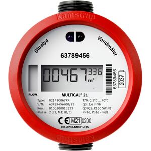 Kamstrup Multical® 21, 2,5 M3 X 105 Mm, Til Varmt Vand Og Med Wm-Bus