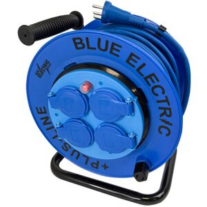 Blue Electric Kabeltromle +plusline, 230 V, 25 M