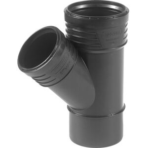 Wavin Model 3067760 Rørsamling - 45° Sort Wavin Model 3067760 Rørsamling - 45° Sort