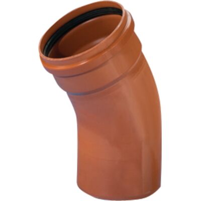 Wavin 400 Mm 30 Gr. Pvc-Kloakbøjning Wavin 400 Mm 30 Gr. Pvc-Kloakbøjning